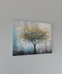 ALIVA 1345 kunst levensboom met goud canvas schilderij
