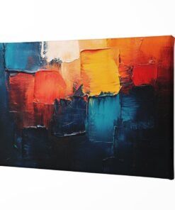 ALIVA 1347 abstracte kleuren olieverf canvas schilderij a