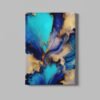 ALIVA 1349 blauwe marmer canvas schilderij