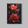 ALIVA 1352 bloemen rood canvas schilderij