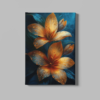 ALIVA 1354 bloemen met waterdruppels canvas schilderij