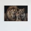ALIVA 1360 leeuw familie canvas schilderij