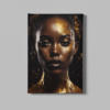 ALIVA 1366 vrouw met goud canvas schilderij