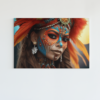 ALIVA 1367 vrouw met rode haar canvas schilderij