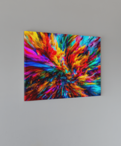 ALIVA 1368 kleuren explosie abstract canvas schilderij a
