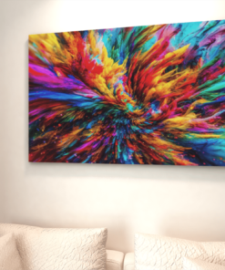 ALIVA 1368 kleuren explosie abstract canvas schilderij d