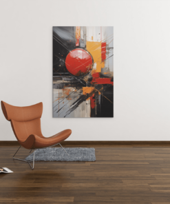 ALIVA 1375 abstract moderne kunst canvas schilderij b