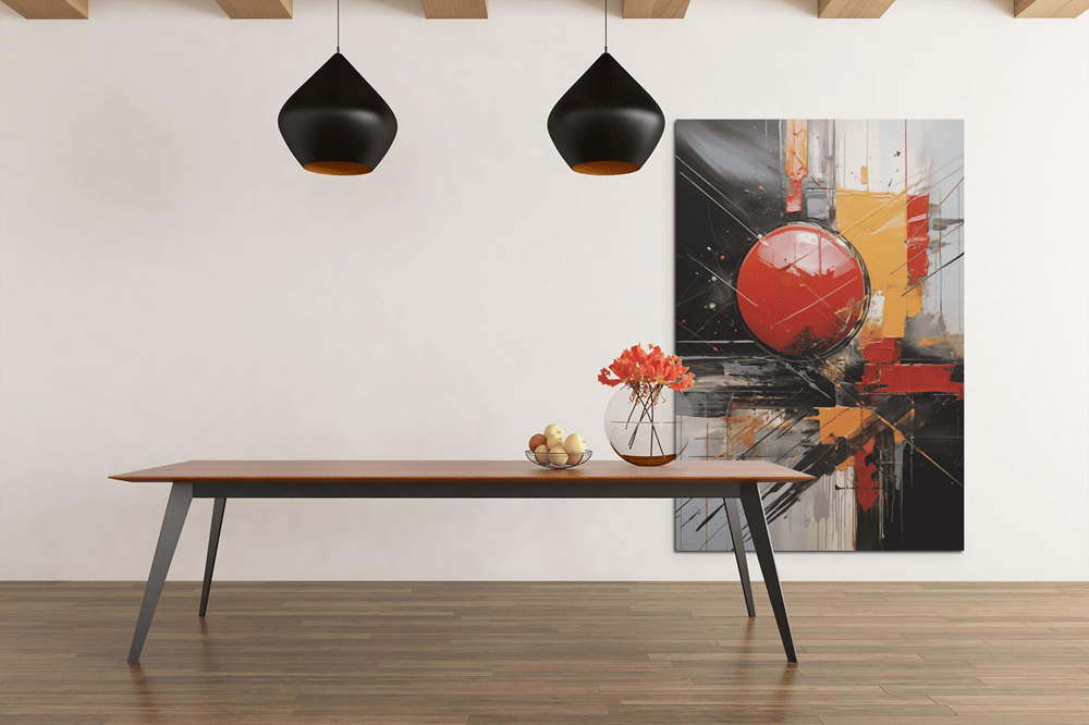 ALIVA 1375 abstract moderne kunst canvas schilderij c