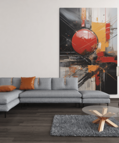 ALIVA 1375 abstract moderne kunst canvas schilderij d