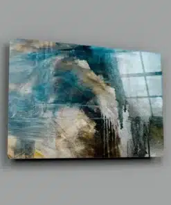 OGLS 4052 a 1 glasschilderij abstracte kleuren