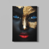 ALIVA 1376 vrouw met blauwe ogen canvas schilderij