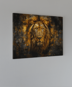 ALIVA 1378 wilde dieren leeuw op canvas c