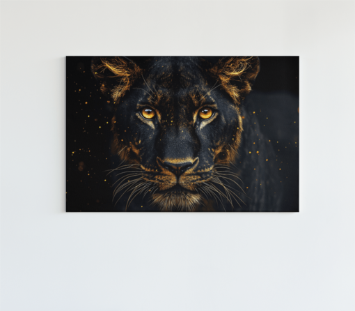 ALIVA 1384 wilde dier panter canvas schilderij a
