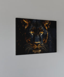 ALIVA 1384 wilde dier panter canvas schilderij b