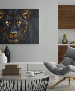 ALIVA 1384 wilde dier panter canvas schilderij d