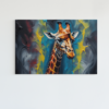 ALIVA 1387 giraffe olieverf canvas schilderij