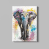 ALIVA 1390 olifant en kleuren canvas schilderij