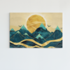 ALIVA 1394 abstracte landschap canvas schilderij