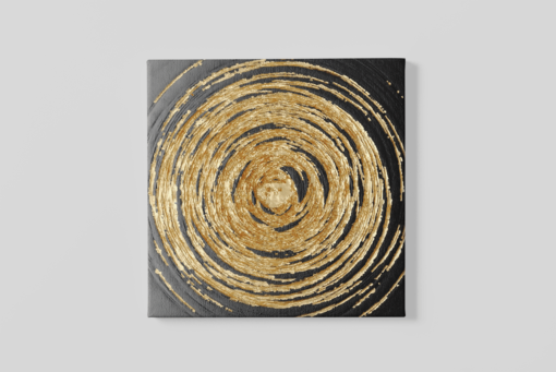OEFE 1219 gouden cirkel vierkant schilderij b 1
