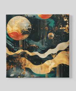 Ruimte Abstract Canvas Schilderij