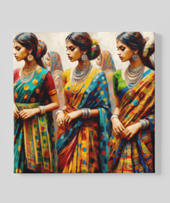 Vrouwen Canvas Schilderij