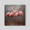 OEFE 1235 flamingos canvas schilderij b 1