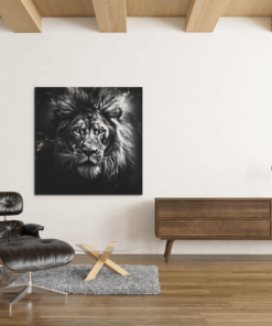OEFE 1238 vierkan schilderij leeuw a