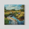 OEFE 1245 landschappen vierkant canvas schilderij b