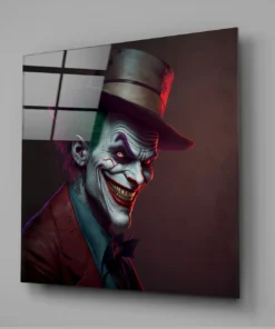 Alternative view of Joker Vierkant Glasschilderij