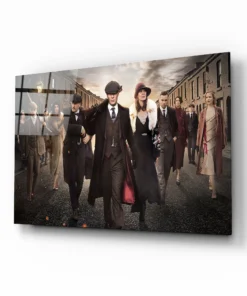Peaky Blinders | Thomas Shelby Glasschilderij