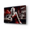 dsg 6011 b 5 glasschilderij marilyn aan de bar