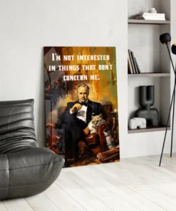 Godfather Glasschilderij - Afbeelding 5