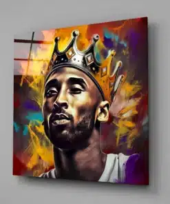 Alternative view of Kobe Bryant Glasschilderij