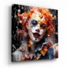 sdn 3005 b clown vierkant glasschilderij