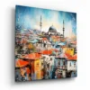 sdn 3047 b istanbul vierkant glasschilderij