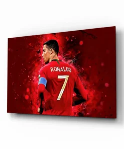 Cristiano Ronaldo Glasschilderij