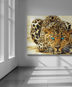 ALIVA 1402 gouden cheetah canvas schilderij b