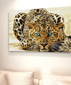 ALIVA 1402 gouden cheetah canvas schilderij c