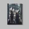 ALIVA 1408 wolven canvas schilderij
