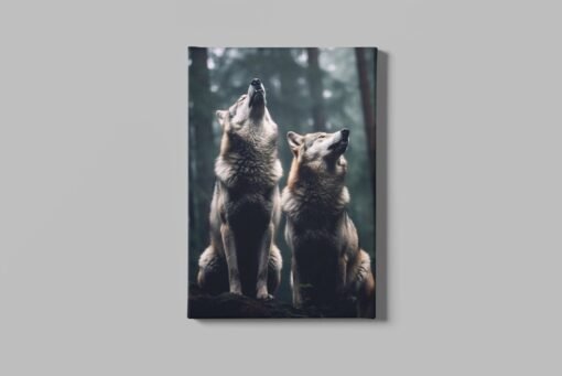 ALIVA 1408 wolven canvas schilderij