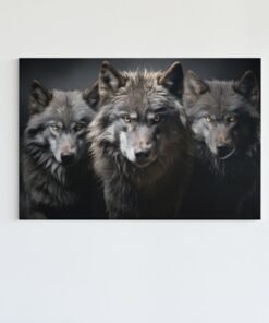 Dieren Canvas Schilderij Wolf