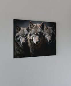Alternative view of Dieren Canvas Schilderij Wolf