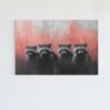 ALIVA 1410 wasberen canvas schilderij