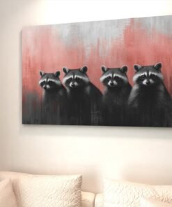 ALIVA 1410 wasberen canvas schilderij a