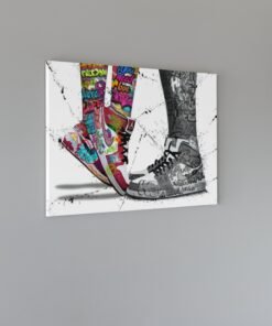 ALIVA 1413 graffiti nike canvas schilderij c