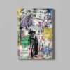 ALIVA 1415 einstein graffiti canvas schilderij