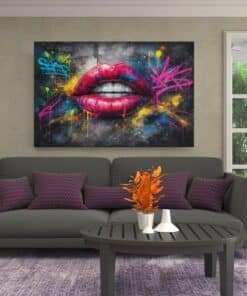 graffiti-lippen-canvas-schilderij-b