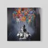 OEFE 1257 graffiti art balloon canvas schilderij