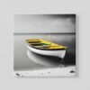 OEFE 1258 houten boot canvas schilderij