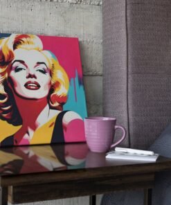 OEFE 1260 vierkant schilderij marilyn monroe b